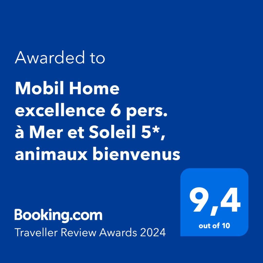 Mobil Home Excellence 6 Personnes Au Camping Mer Et Soleil, Saint George D'Oleron Les Sables Vignier Bagian luar foto